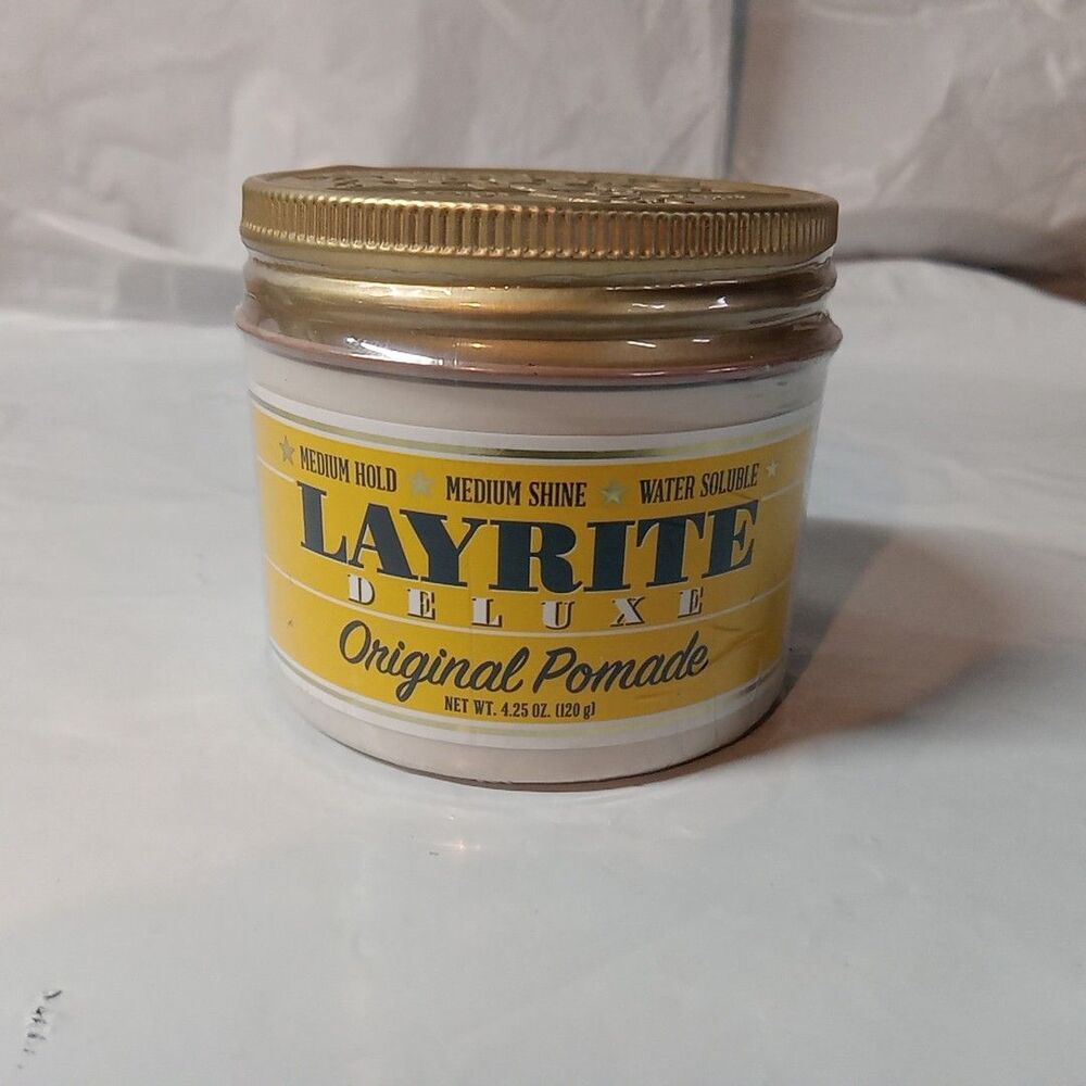 Layrite Deluxe Original Pomade 4.25oz/120g NEW SEALED